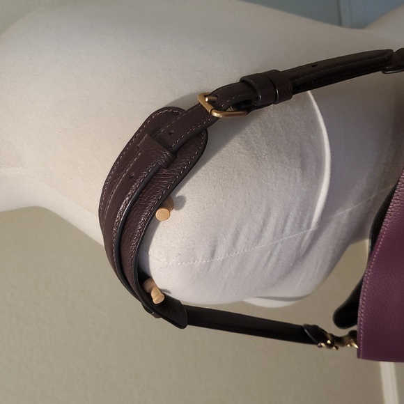 Like NEW Coach Willow Bag In Deep Berry - Picture 5 of 14